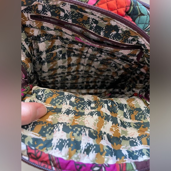 Vera Bradley Hadley Backpack in Autumn Leaves EUC - Picture 4 of 5